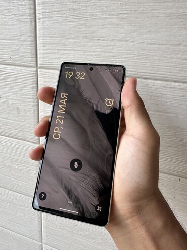 Google: Google Pixel 7, Б/у, 128 ГБ, цвет - Бежевый, 1 SIM, eSIM