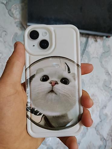 ми 10 с: IPhone 14, 128 ГБ - Цвет: белый (на фото – в чехле с принтом кота) - — 1