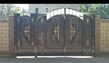Распашные ворота: Ворота, распашные откатные, металл Россия, отличного качества — 11