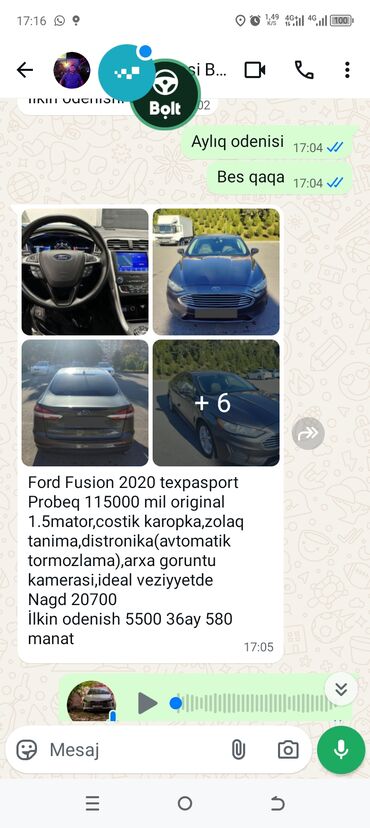 Hyundai: Salam hazır el kredititdi 36 ay 580 man başqa maşınlarda var elinizde — 11