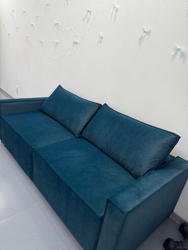 купить диван кровать в бишкеке: Комплект офисной мебели, Новый, Диван, Самовывоз, цвет - Синий