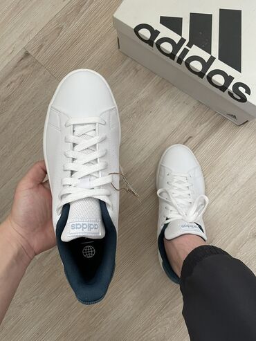 спортивный комплект: Мужские кроссовки, 41.5, Adidas, Новый, цвет - Белый, Бесплатная доставка, Самовывоз