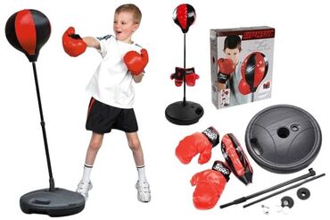 Игрушки: Детские боксёрские груши + перчатки! [ акция 40% ] - низкие цены в