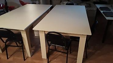 kafe stul: Qonaq otagi və kuxna ucun masalar. Stollar eni 80sm.uzunu — 6