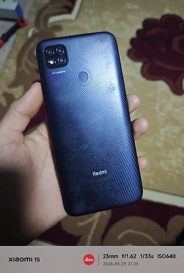 Redmi, Redmi 9C, Б/у, 64 ГБ, цвет - Черный, 2 SIM