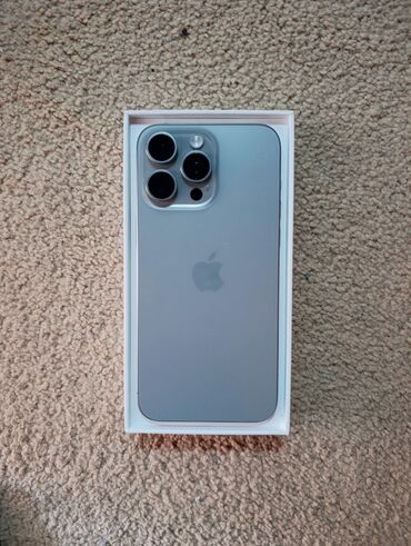 чехол для айфона: IPhone 15 Pro Max, 256 ГБ, Natural Titanium, Коробка, 89 %
