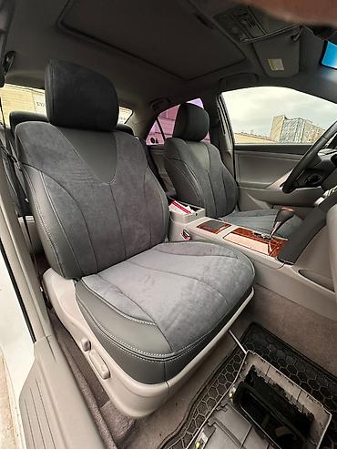 обшивка камри: Чехлы Алькантара, цвет - Черный, Toyota, Новый, Самовывоз — 3