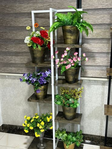 Rəflər, etajerkalar: Gül stendi подставка для цветов.Çiçək stendi və dekor. metal karkas — 10
