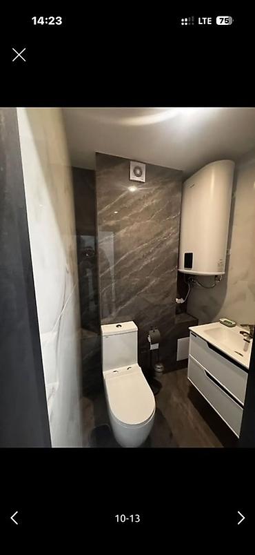пол дом район пишпек: 2 комнаты, 69 м², Верхний Джал Элитка, 7 этаж, Дизайнерский ремонт — 9