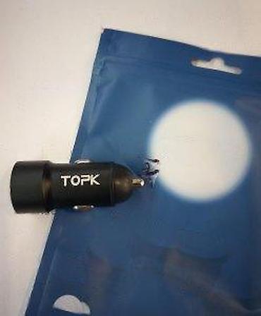 Auto punjači za telefone: AUTO PUNJAČ 18W 3.1A TOPK | *Preporučujemo još od TOPK brenda: Duo — 7