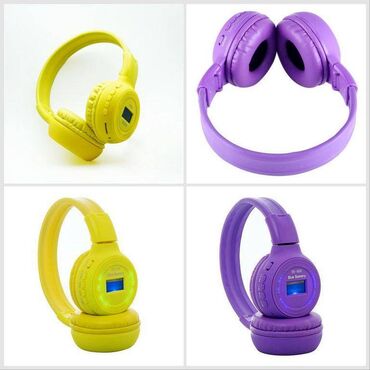 Аксессуары для ТВ и видео: Bluetooth наушники N-65BT + MP3+ FM Наушники с микрофоном MDR