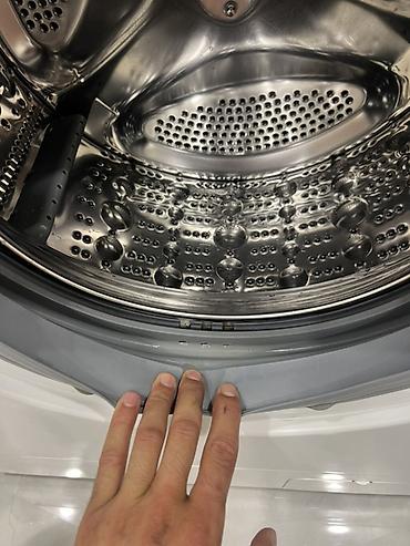 sulu vintilyator: LG paltaryuyan maşın – 6 kq, ön yükləməli, Inverter Direct Drive — 4