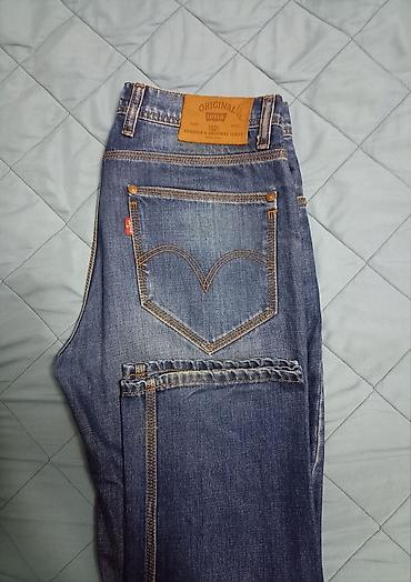 Мужские джинсы, LeviS, Б/у, цвет - Синий, Самовывоз