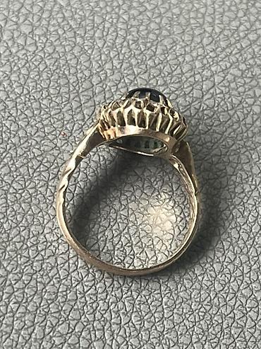 sapfir daşı: Üzük, Sarı qızıl, Sapfir — 2