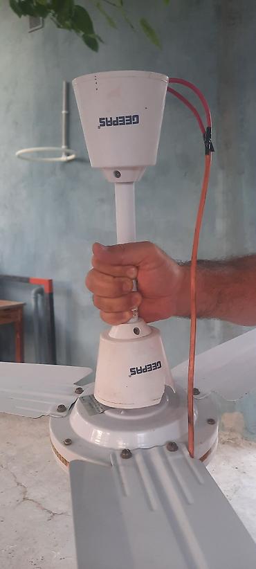 ventilatör: Ventilyator İşlənmiş, Tavan üçün, Pərli, Kredit yoxdur, Ödənişli çatdırılma — 1