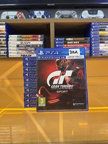 Video oyunlar və konsollar: Gran Turismo Sport-PS4 diski Oyun diski tam işlək vəziyyətdədir, heç — 1