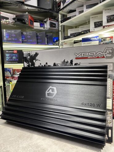 Усилители звука для авто: Усилитель Новый, 120 Вт, Каналов: 4 — 4