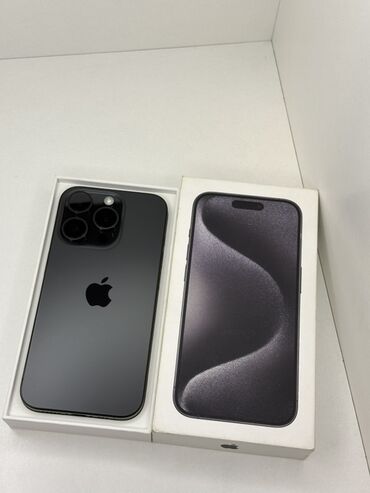 купить экран для компьютера: IPhone 15 Pro, Б/у, 256 ГБ, Black Titanium, Коробка, 86 %