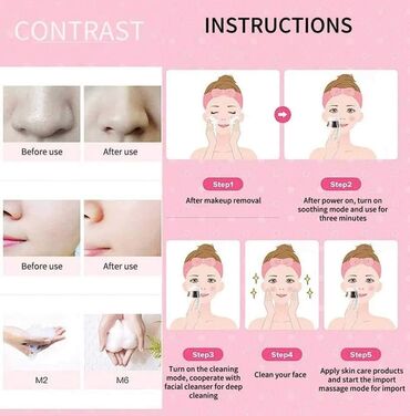 Aparati za čišćenje lica: Cena 1.850 dinara 3u1 Vodootporna cetka i masazer za lice Opis — 2