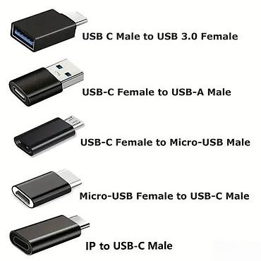 Adapteri za telefone: Adapteri od USB-C do USB 3.0, set od 5 komada NOVO. Opis proizvoda — 3