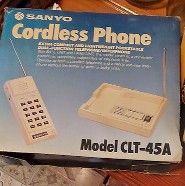 interkom: SANYO CLT-45A simsiz telefon - Model: CLT-45A - Növ: Simsiz telefon — 1