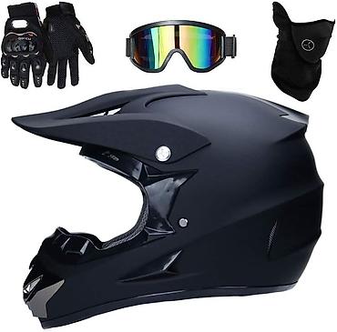 dex rok: Komplet za motocross/enduro – kaciga + naočare + rukavice + maska za — 1