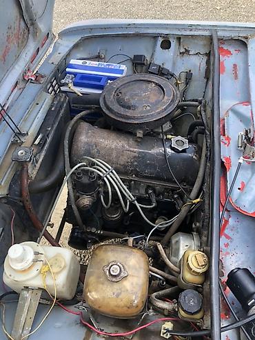 VAZ (LADA): VAZ 2101 sedan - Kuzov: 4 qapı, açıq mavi rəng, xrom bamperlər — 1