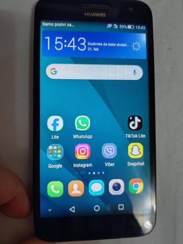 telefoni subotica: Huawei Ascend G600, bоја - Crna, Dual SIM