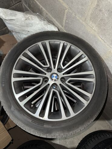 авто шины бишкек: Дөңгөлөктөр монтажда 245 / 45 / R 18, Жай, Колдонулган, Комплект, Жеңил унаалар, Куйма