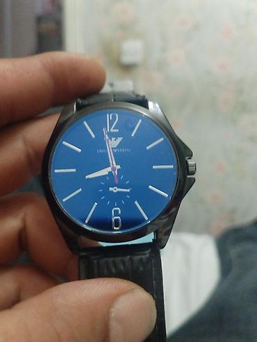 Emporio Armani üslublu kişilər üçün qol saatı - Klassik dizaynlı