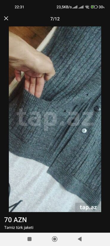 Jiletlər: Jilet, Bershka, L, rəng - Boz — 9