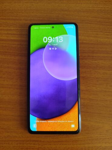 домашний компьютер: Samsung Galaxy A52, Колдонулган, 32 ГБ, түсү - Кара, 2 SIM