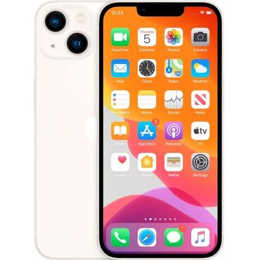купить айфон 11 про макс в бишкеке: IPhone 13, 128 ГБ, Белый, 87 %