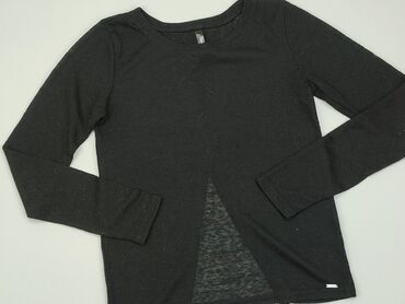 czarne bluzki z tiulowymi rękawami: Блуза жіноча, SinSay, S, стан - Хороший