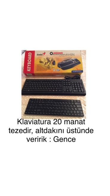 notebook klaviatura: 1 hefte iişlenib tezedir