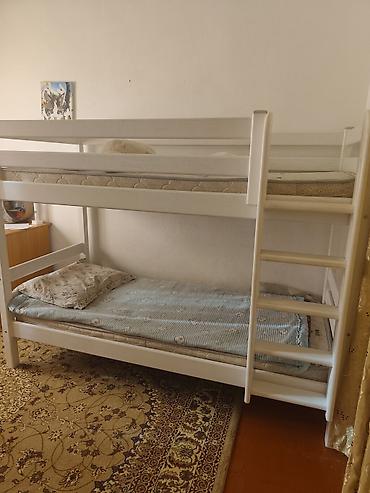 bunk bed: Двухъярусная кровать для детской комнаты - Материал: массив дерева — 3