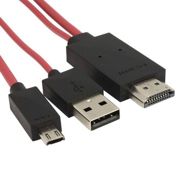 отг переходник: MHL кабель USB, ВТВ переходник с MicroUSB на HDMI, 1.8м Описание