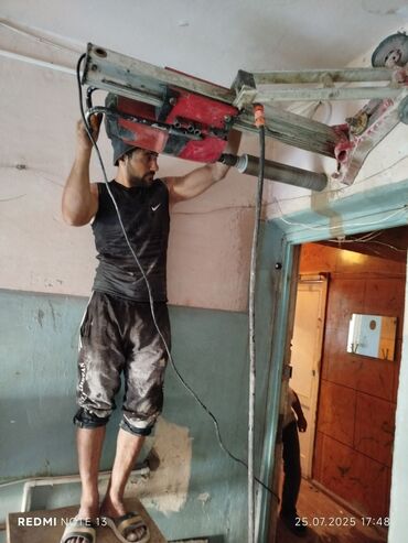 Beton işləri: Beton kəsmə beton deşmə xidməti Karot - HILTI DD 200 / 350 ilə 25 ° — 29