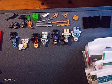 uşaqlar ucun metal konstruktor: LEGO minifiqur və aksessuar dəsti - Müxtəlif LEGO minifiqurları — 1