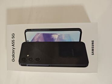 Samsung: Samsung Galaxy A55, 256 GB, rəng - Qara