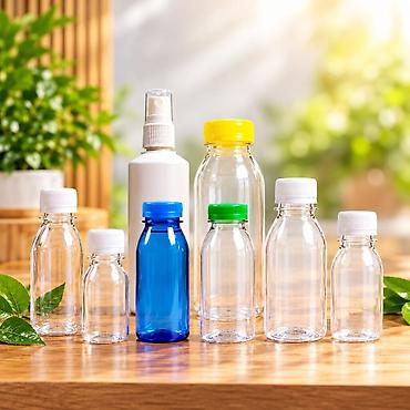 bas geyimi: 100 ml spirt qabı qapaqlı və sprey başlıqlı — 1