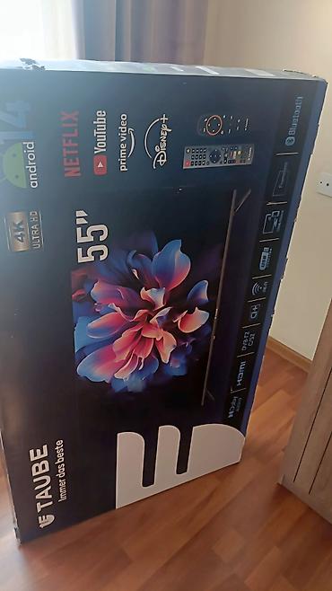 televizor markalari: Taube smart tv 140 ekran
55 inch
Yeni 
Karobkada
Satılır 500₼ — 2