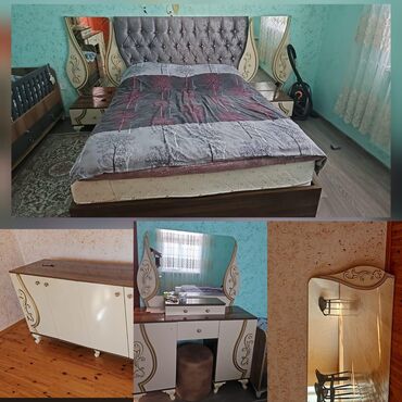 pol ucun taxta qiymeti: İkinəfərlik çarpayı, Dolab, Termo, 2 tumba, İşlənmiş