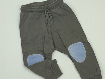 spodnie dresowe szare: Sweatpants, 12-18 months, condition - Good