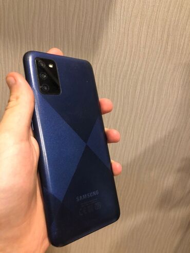 soliton samsung a10: Samsung A02 S, 32 GB, rəng - Göy, Simsiz şarj, İki sim kartlı, Face ID