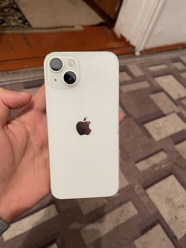 Apple iPhone: IPhone 13, Б/у, 128 ГБ, Белый, 100 %