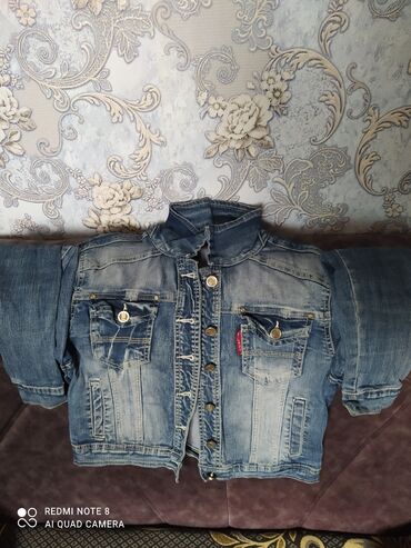 джинсовая короткая куртка: Жынсы куртка, XL (EU 42)