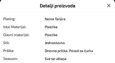 clockhouse c: Navlake za zube .Porucuje se i ceka se 10-tak dana. Obavezna uplata pa — 5