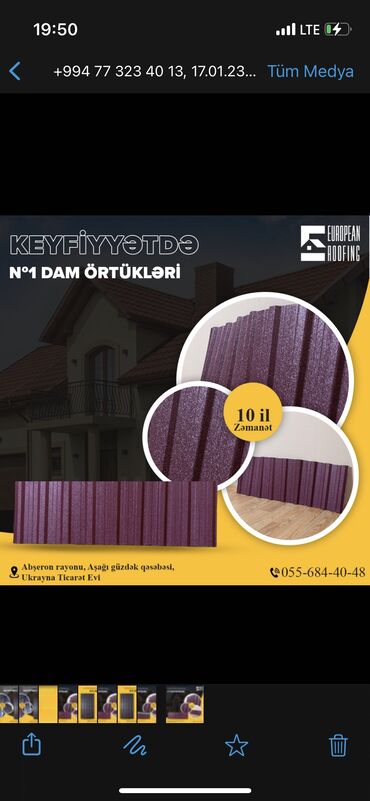 Ev və bağ: Profnastil, Çerepitsa, Şifer | Zəmanət, Pulsuz çatdırılma at lalafo.az Ev və bağ: Profnastil, Çerepitsa, Şifer | Zəmanət, Pulsuz çatdırılma