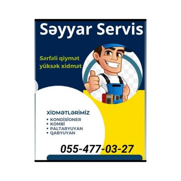 işləmiş kombi: Səyyar servi̇s! Kondi̇si̇onerləri̇n əsaslı təmiri . Modelindən asli